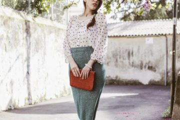 Vintage mix / Gonna midi e borsa Fendi