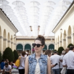 Tatiana Biggi - Tati loves pearls - outfit estivo - outlet Serravalle - vestito pizzo bianco - ankle boots - Stroili Oro