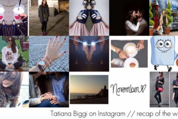 Tatiana Biggi on Instagram // recap of the week