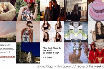  Tatiana Biggi Instagram // recap of the week 6