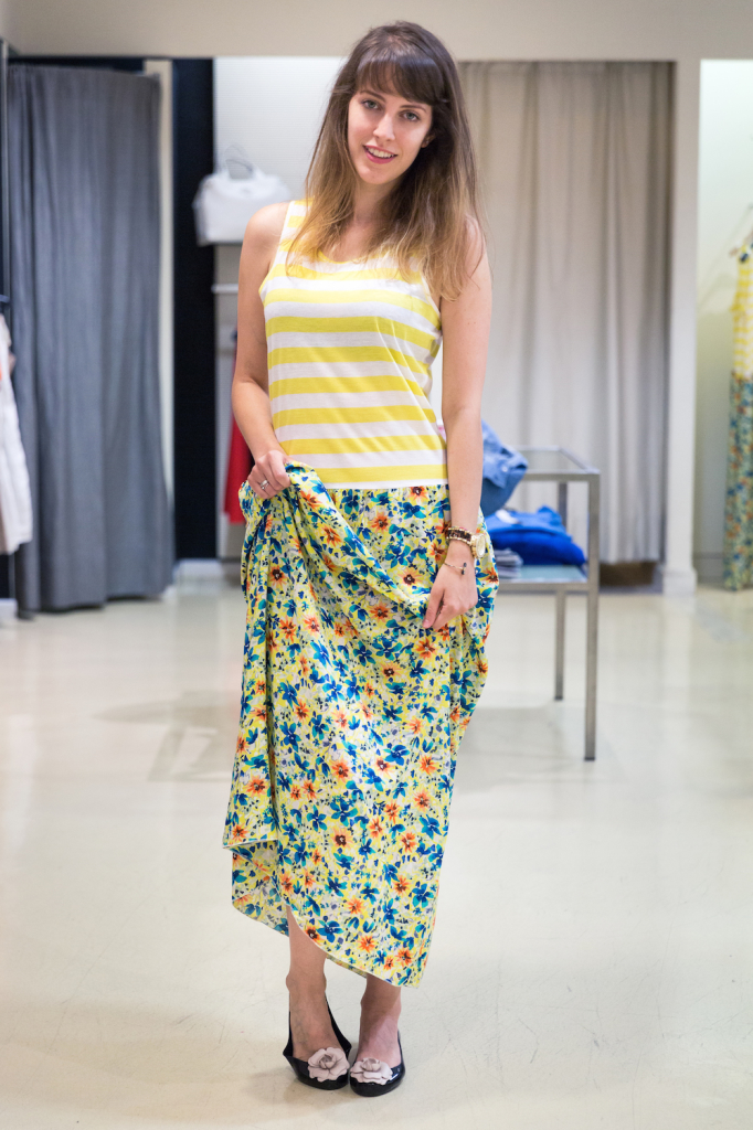 Shopping durante i saldi - saldi cosa comprare - shopping a Genova - Giglio Bagnara Genova - estate 2015 trends - maxi dress - maxi skirt
