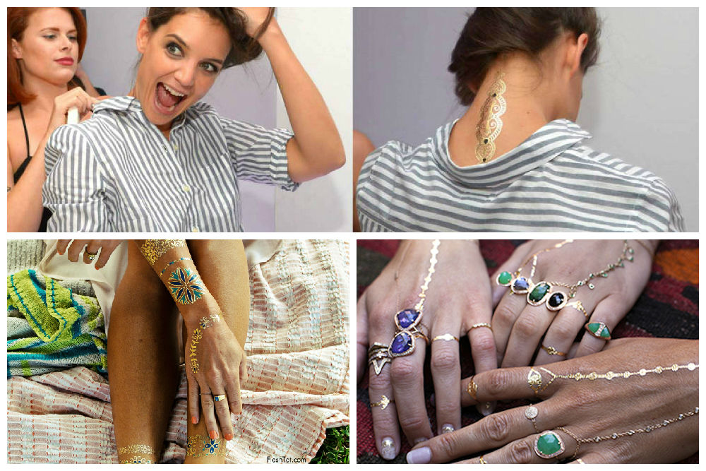 tatuaggi gioiello temporanei - fake tattoos - trend estate 2015 - Tati loves pearls -Tatiana Biggi