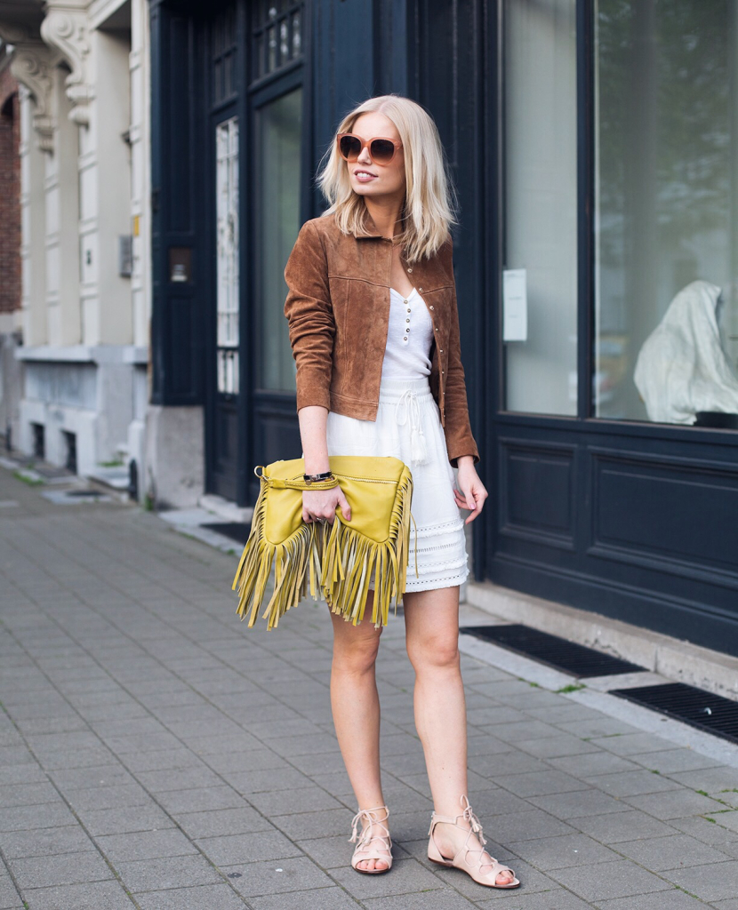 frange - trend frange - fringes outfit - fringed outfit - fringes trend - fringed skirt - fringed bag - fringed jacket - 