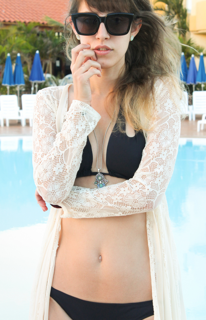 Fruscio bikini - Gran Canaria - Canarie - blogger bikini - Celine occhiali da sole - Celine blogger