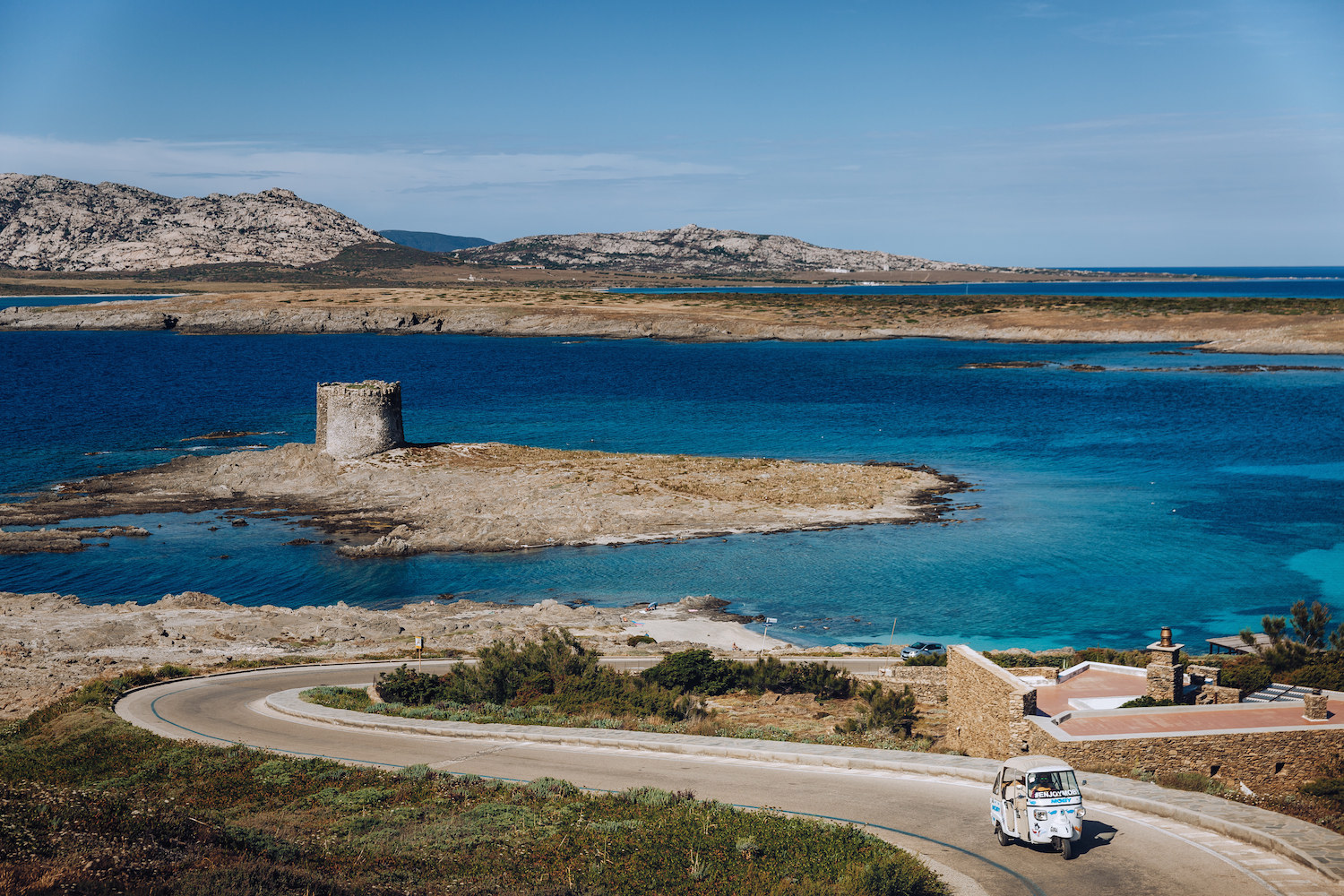 Viaggiare in ape calesse, Stintino Sardegna