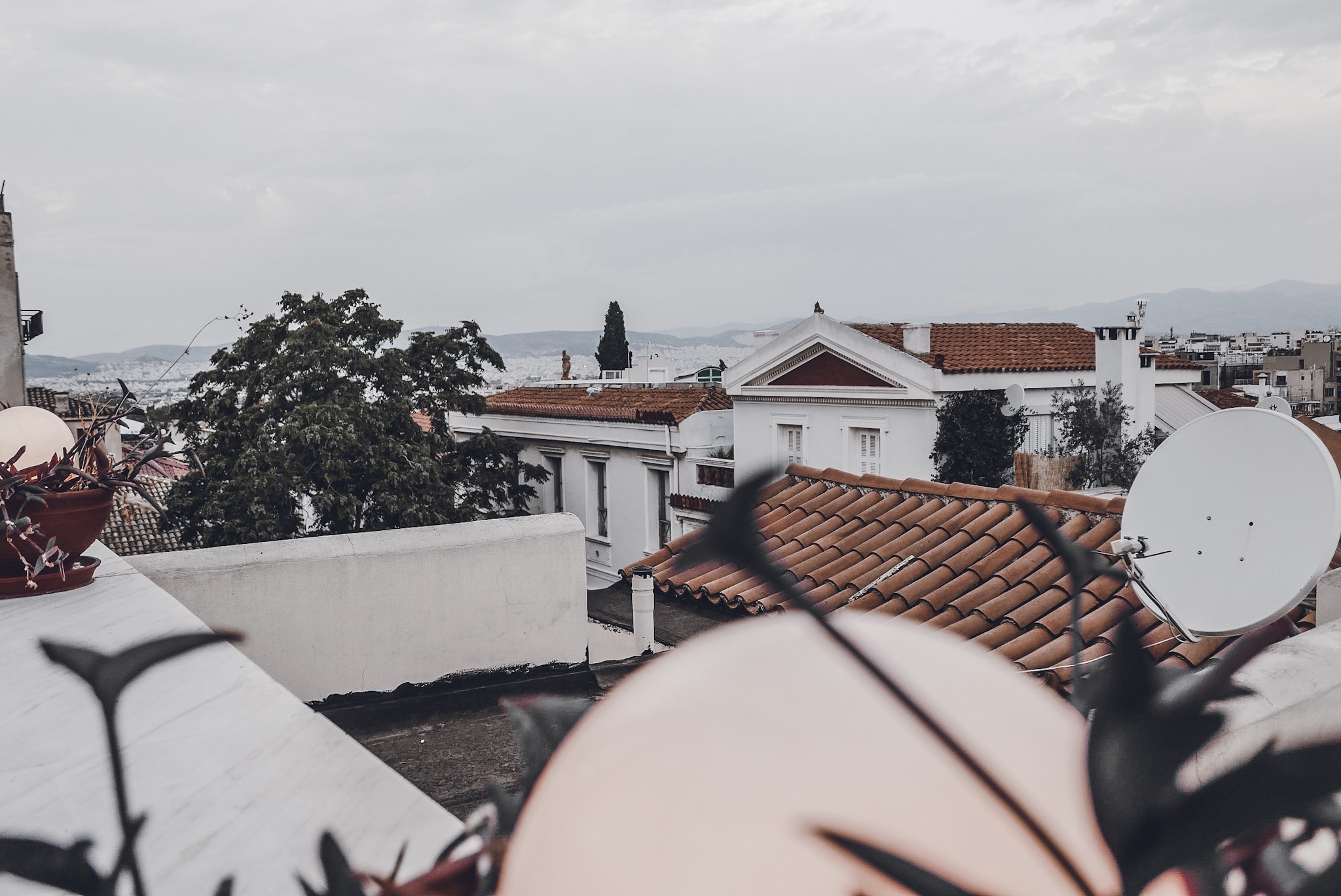 Roof terrace in Athens