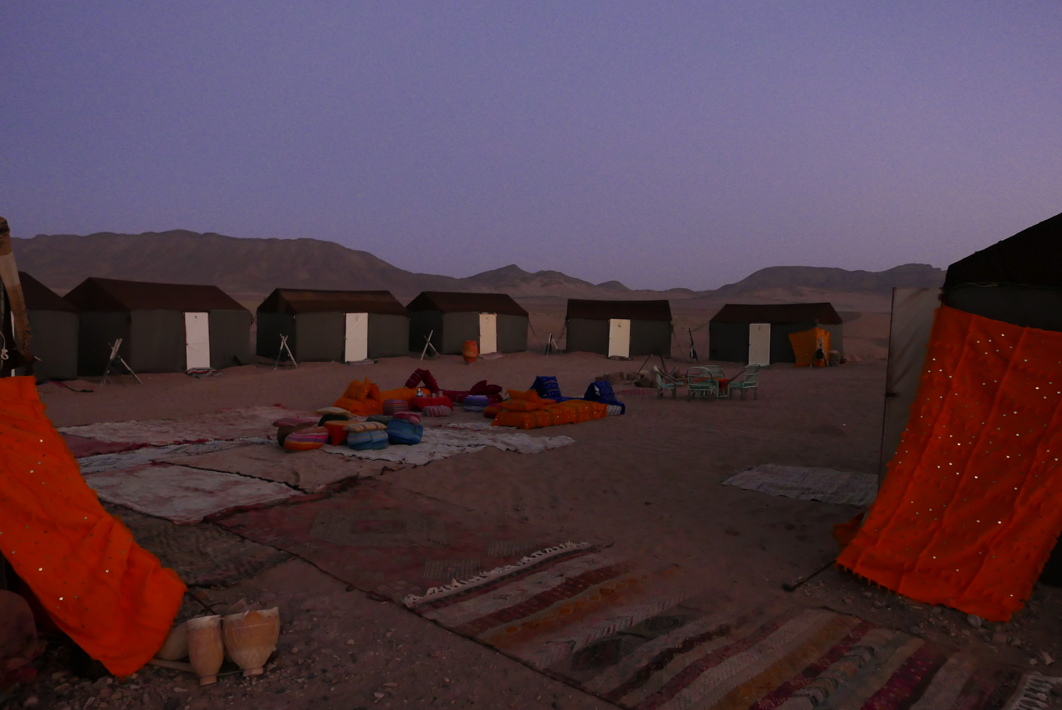 marocco campo tendato le tende